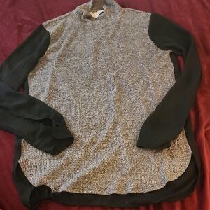Loft Black Long Sleeve Top